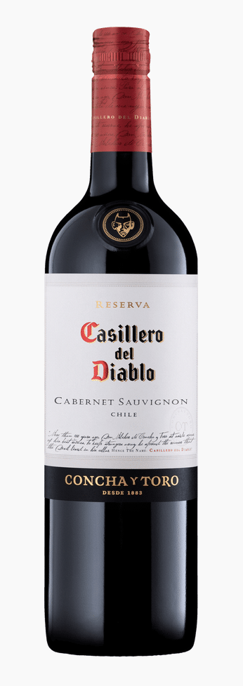 Rodvin som passar till grillat Casillero del Diablo