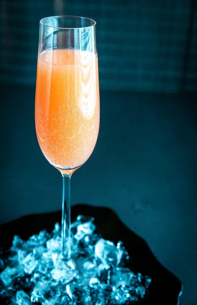 Bellini en mousserande cocktail
