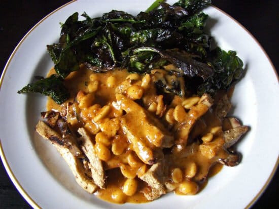 kyckling i jordnötssås