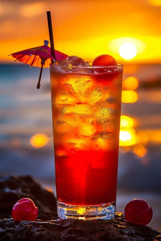 Hawaiian Sunset en fantastisk romdrink