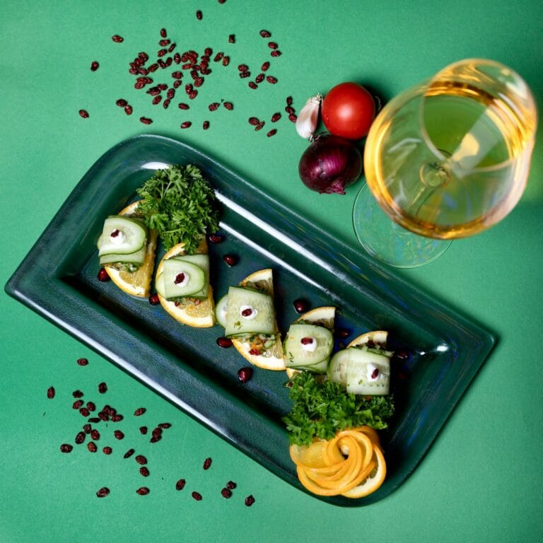 Sushigurkbåtar en hälsosam maträtt