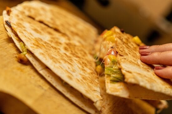 quesadilla, tortilla, meal