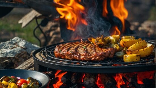 Default Walpurgis and grilled meat with veggies 1