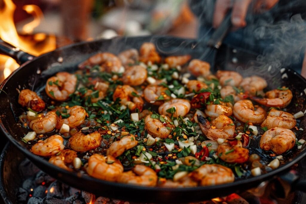 Vitlöksräkor, tapas gambas al ajillo