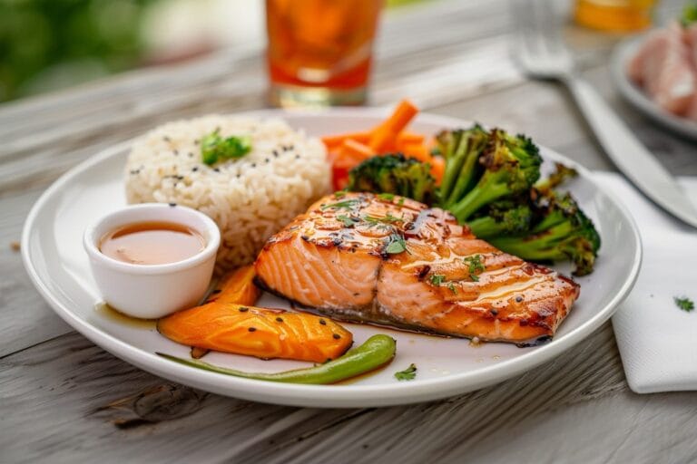 Casillero del Diablo Sauvignon Blanc Muscat Riesling 13 Lax med honung- och sojaglaze