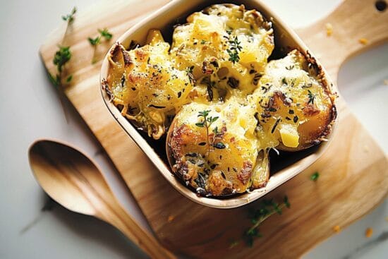 Bakad potatis med adelost stor