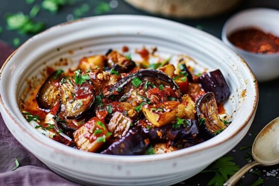 Lammgryta med aubergine stor