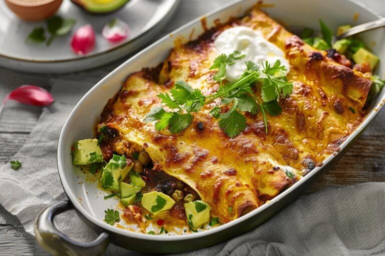 Enchiladas med lammfärs
