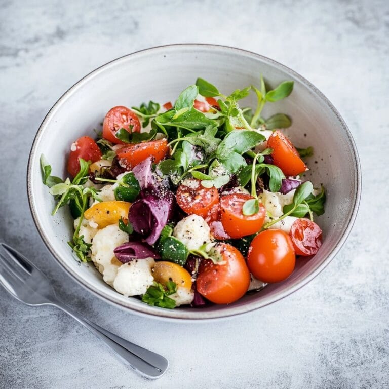 Fräsch bönsallad med avokado och citronvinägrett
