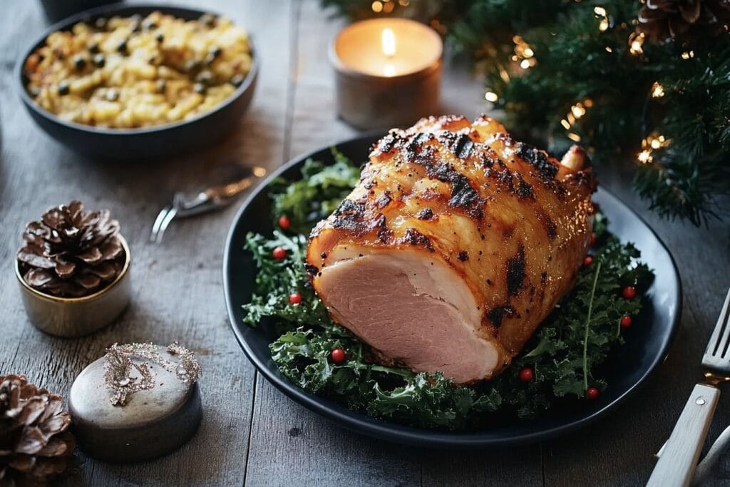 Griljerad julskinka en smakfull höjdpunkt på julbordet