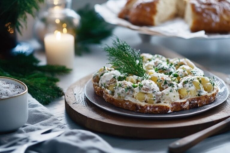 Klassisk gubbröra en svensk juldelikatess