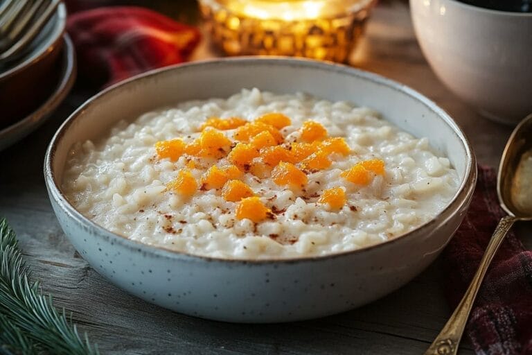 Lyxig ris a la Malta för julens dessertbord