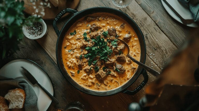 Tareq Taylors godaste recept för biff stroganoff