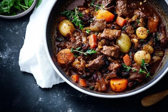 Boeuf Bourguignon snabbversion