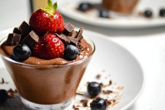 Chokladmousse med bar