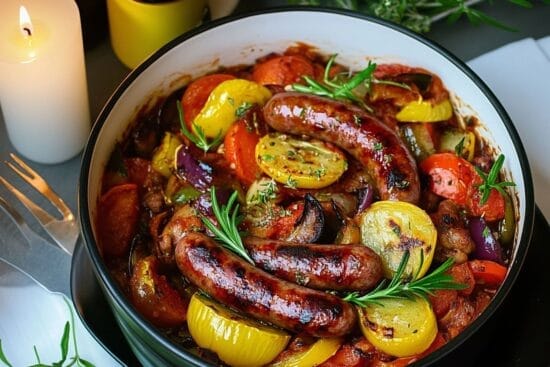 Kryddig lammkrov med ratatouille