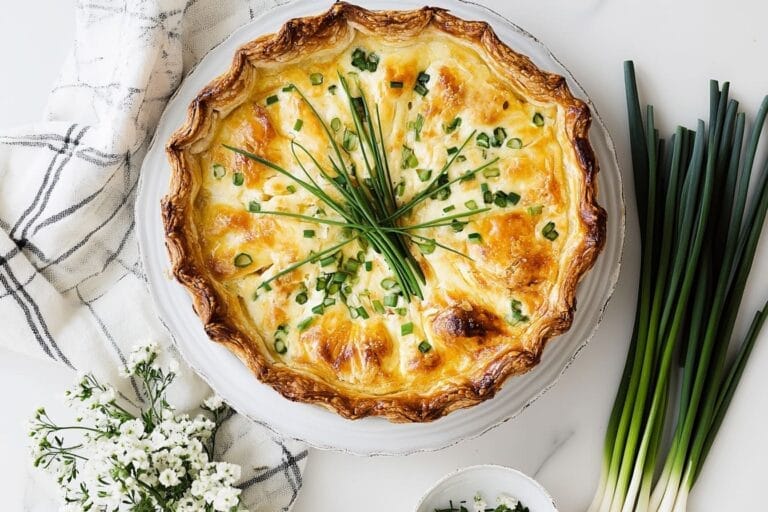 Västerbottenspaj med gräslök