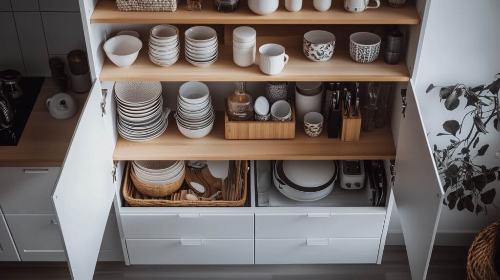 carsons0 A white open kitchen cabinet photographed from a high f2e6ab4e f8a8 4e78 ba53 2d7ea223762a min