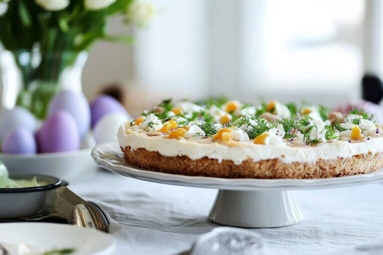 Silltårta på kavringsbotten