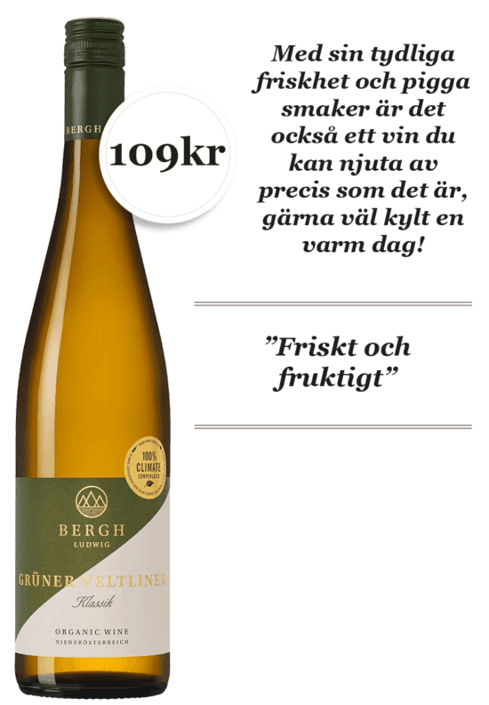 Bergh Gruner Veltliner Organic