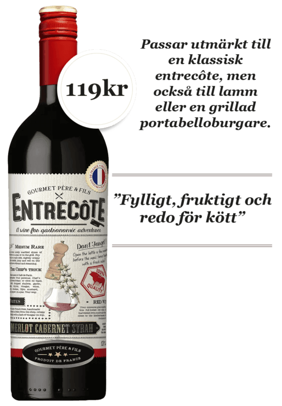Entrecote Merlot Cabernet Sauvignon Syrah