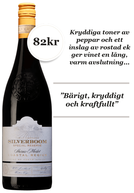 Silverboom Special Reserve Shiraz Merlot
