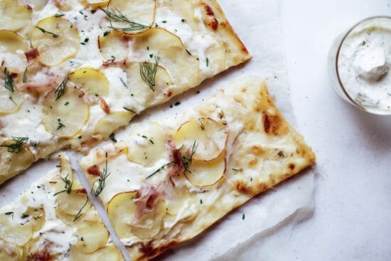 Tarte flambee med ramslok