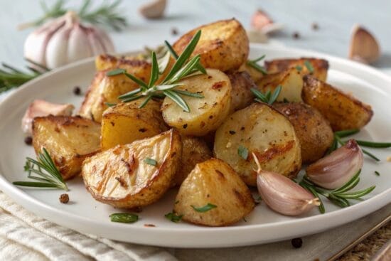 rostad f rskpotatis med vitl k rosmarin 1