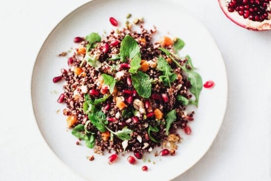 Bulgursallad med mynta och granatapple
