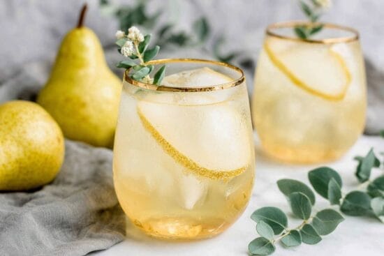 Pear Ginger Sparkler