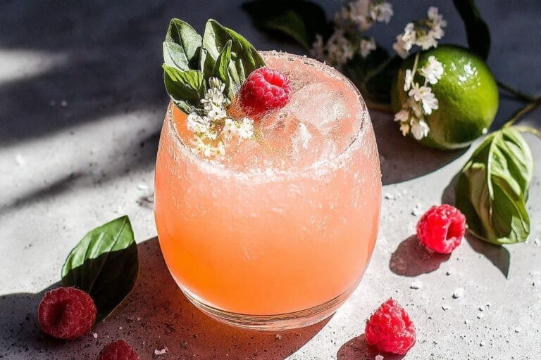 Raspberry Basil Smash