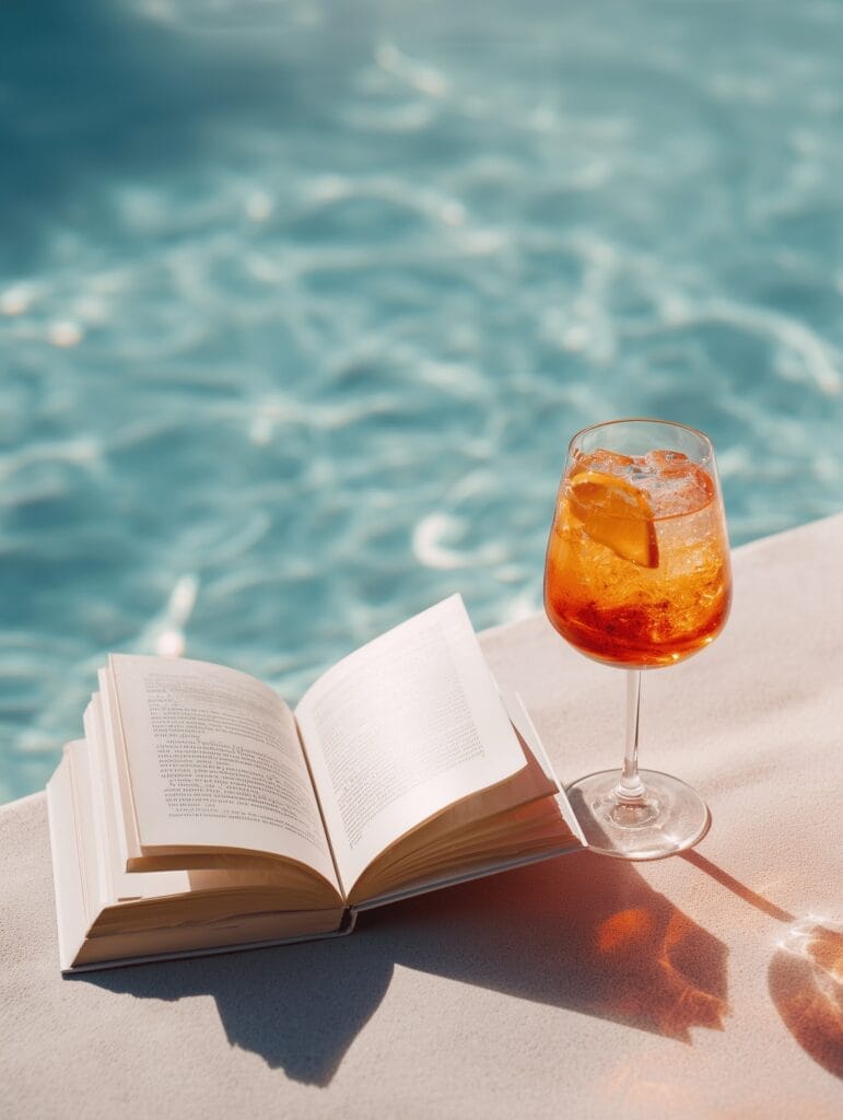 u6431839936 An editorial image of an open book and an aperol sp e9c98c9b abe6 4075 bbde 9c485c49ba88 min 2