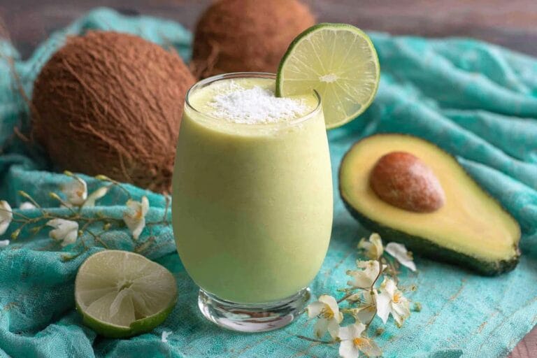 Avocado Coconut mocktail
