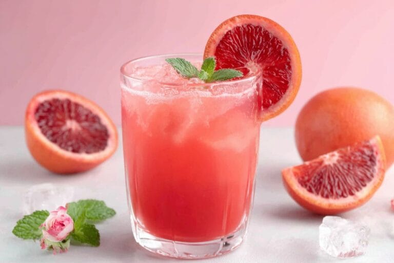 Blood Orange Ginger Mocktail