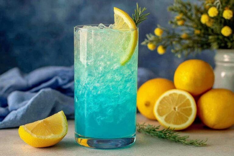 Blue Lagoon Mocktail