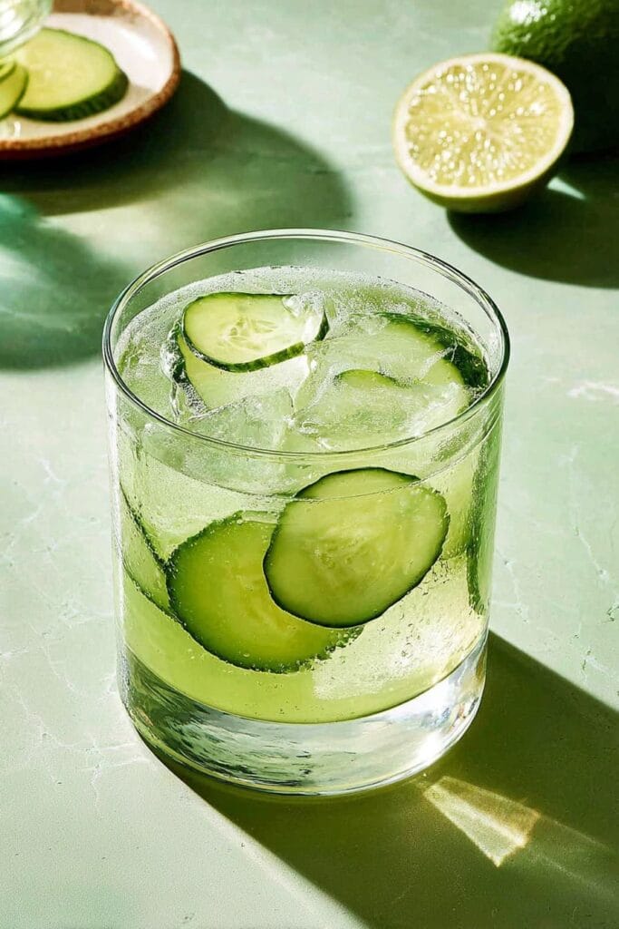 Celery Cucumber Tonic mocktail 2