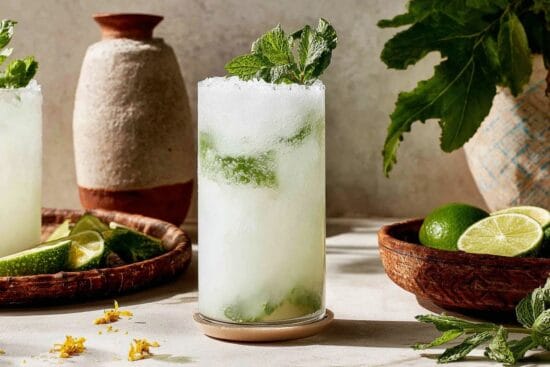 Coconut Mojito mocktail