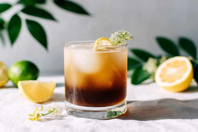 Cold Brew Tonic mocktail