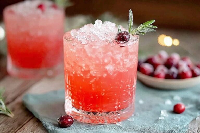 Cranberry Ginger Fizz
