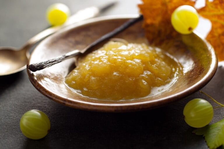 Krusbärsmarmelad med vanilj