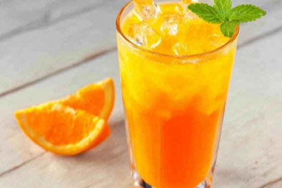 Orange Blossom Fizz mocktail