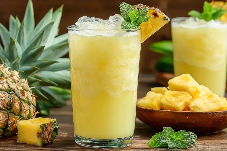 Pineapple Coconut Cooler mocktail