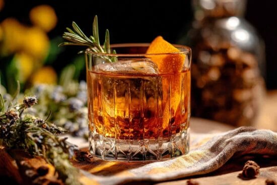 Rosemary Maple Old Fashioned