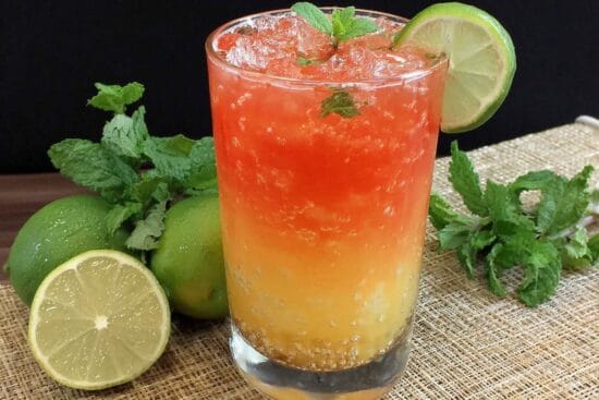 Sunset Cooler mocktail