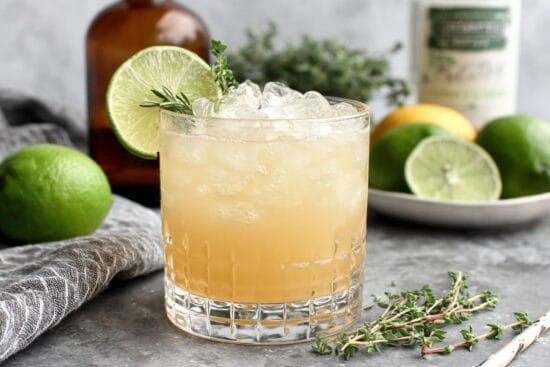 Yuzu Citrus Spritz mocktail