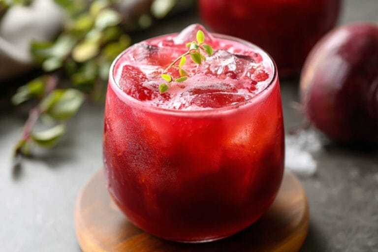 Apple Beet Cooler mocktail