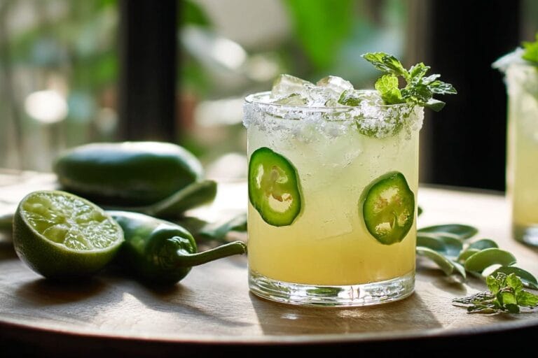 Jalapeño Lime Spritz mocktail
