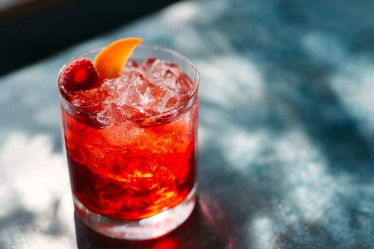 Raspberry Negroni