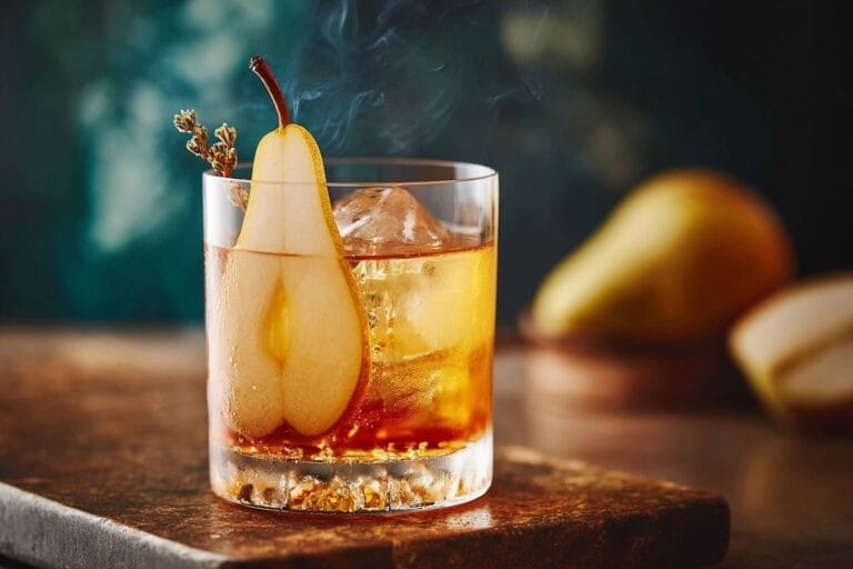 Smoked Pear Old Fashioned