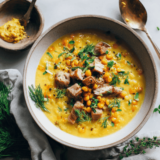Pea soup